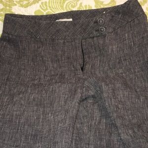 Gray loft size 6 wide leg dress pants